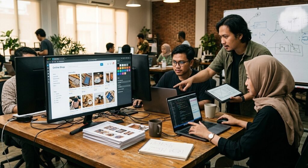 pembuatan website online shop
