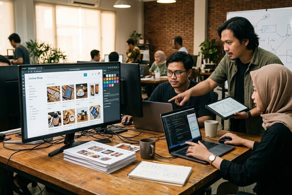 pembuatan website online shop
